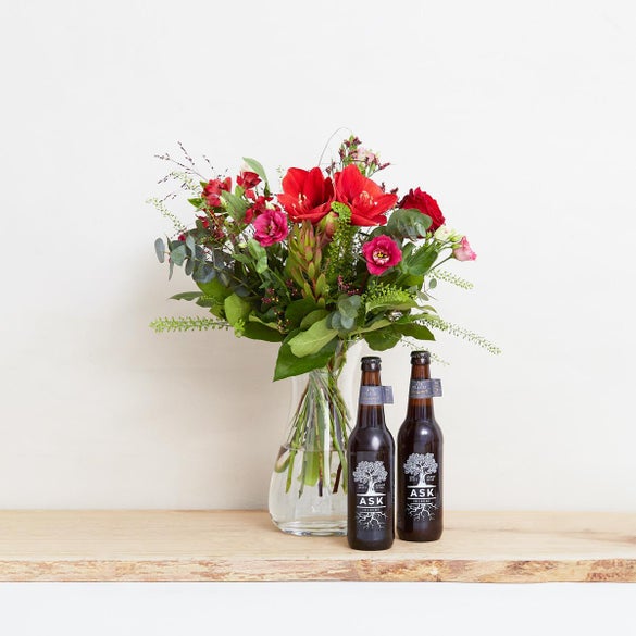 Den moderne julehilsen med to ASK Juleurt